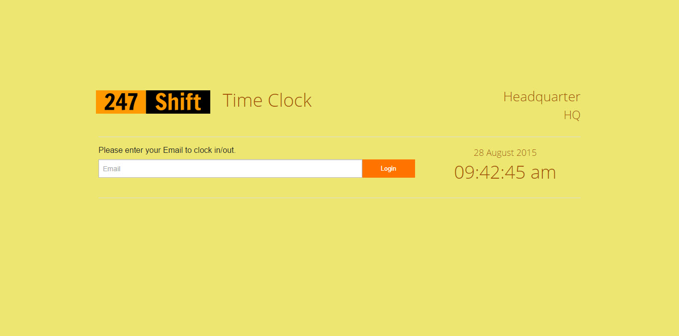 Use a dedicated PC, desktop or mobile device as a Smart Time Clock